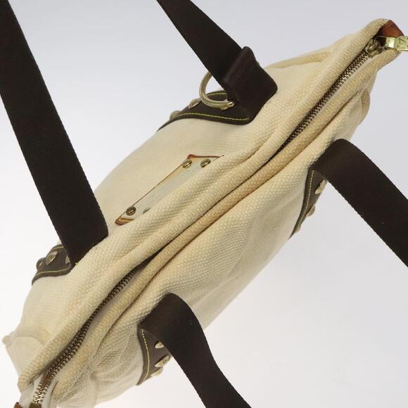 LOUIS VUITTON Cabas MM Antigua Tote Bag Brown Beige M40036 - Picture 6 of 12